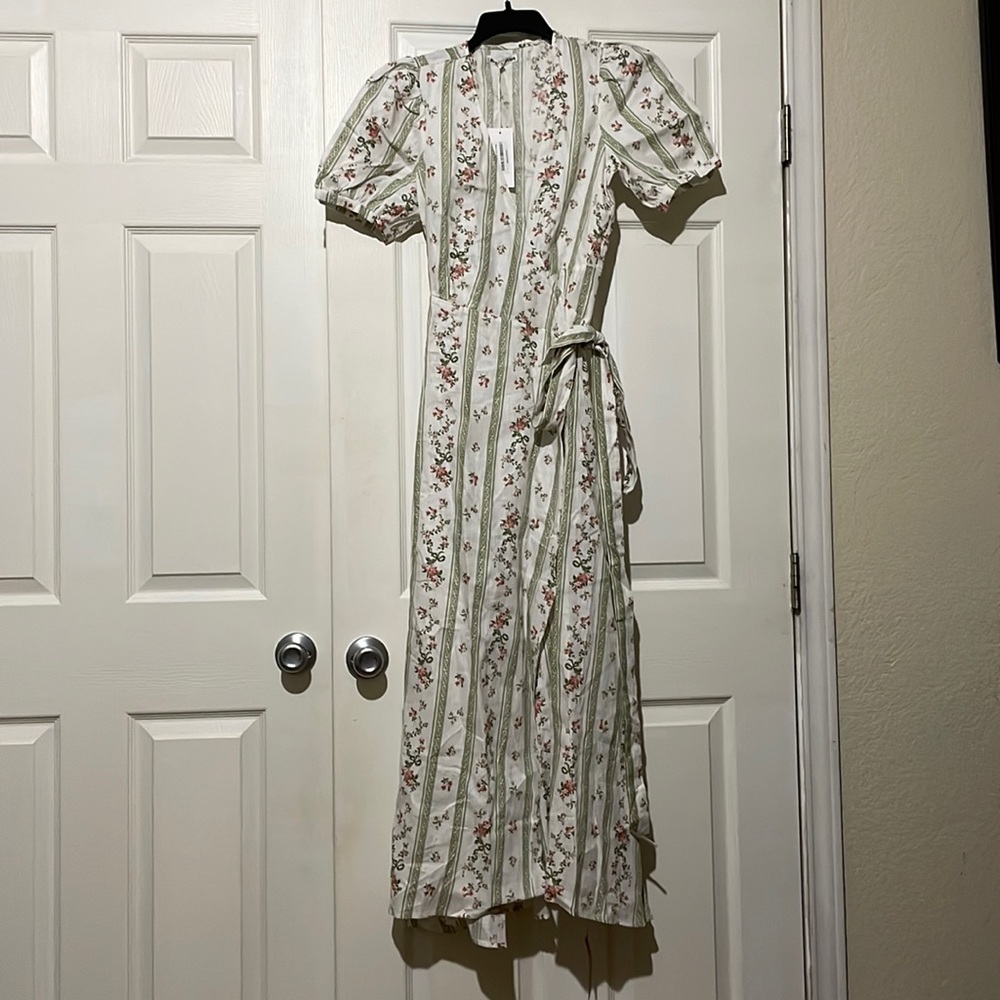 Reformation Weiss linen in Heath dress size medium